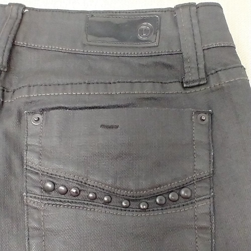 CARTISE DARK GRAY/FADED BLACK JEANS SIZE 10